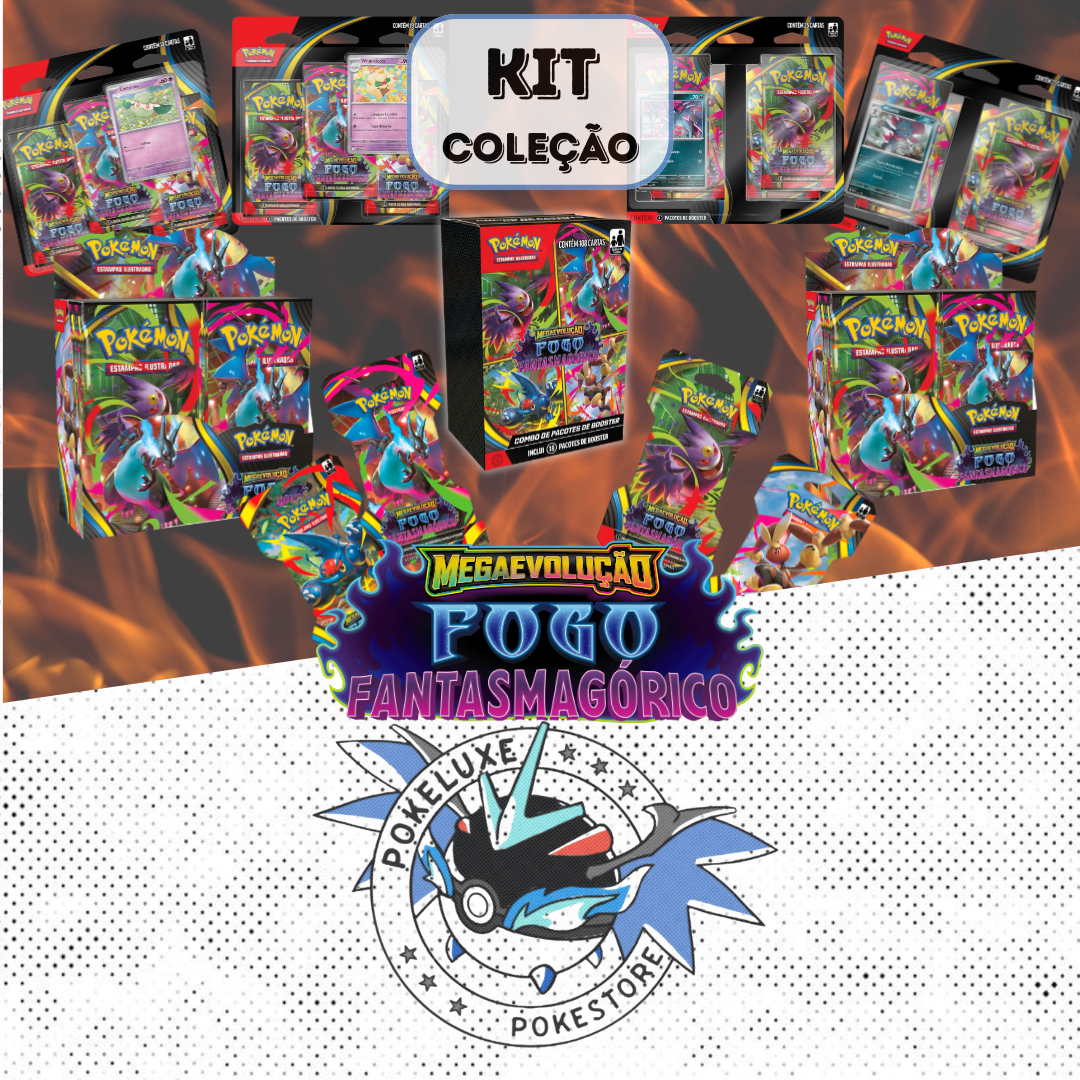 Kits ME 02 – Megaevolução Fogo & Fantasmagóricos