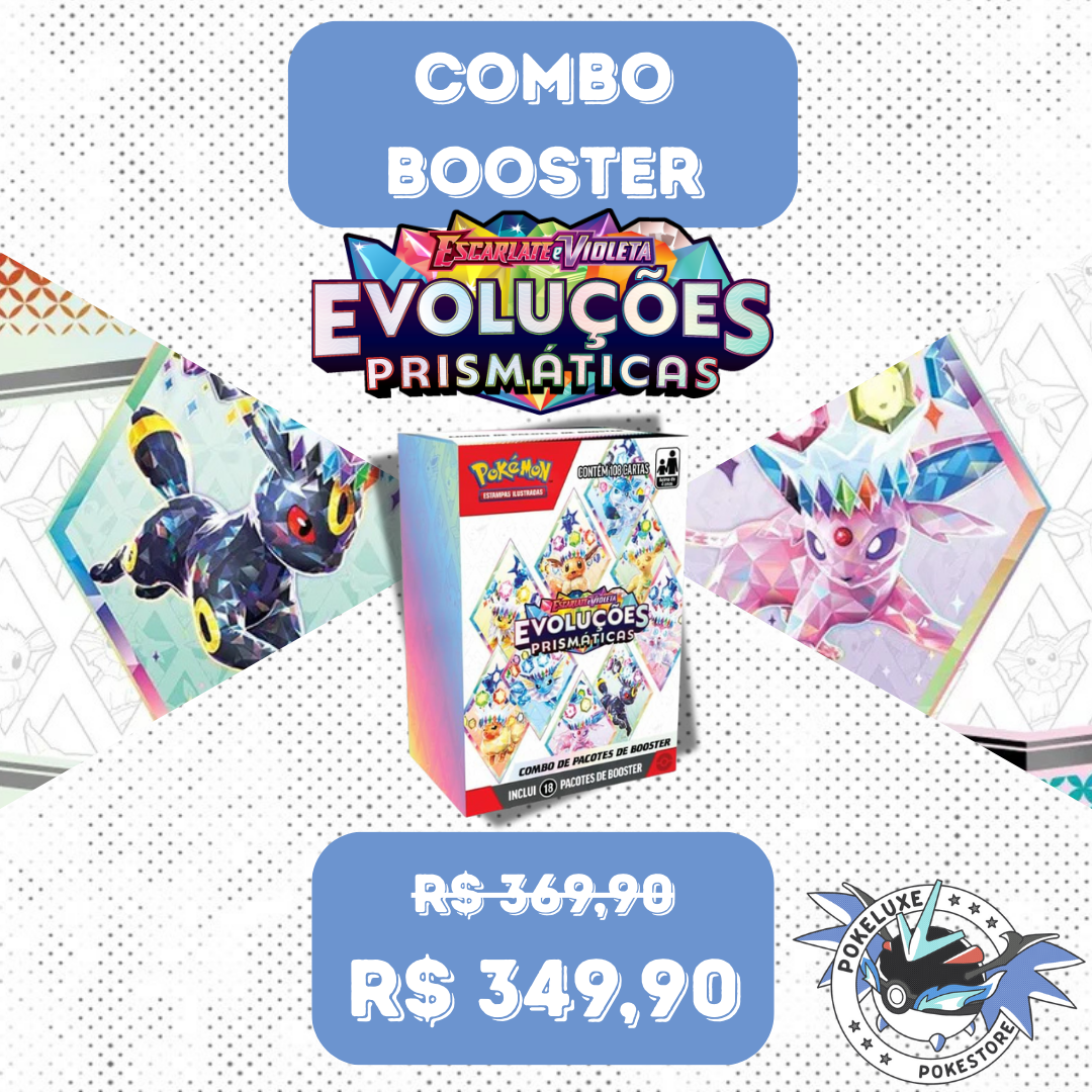 Combo de Pacotes - Escarlate e Violeta 8.5 - Evoluções Prismáticas (PT-BR)
