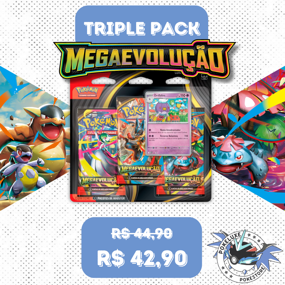 Blister Triplo Megaevolução 1 - Megaevolução (PT-BR)