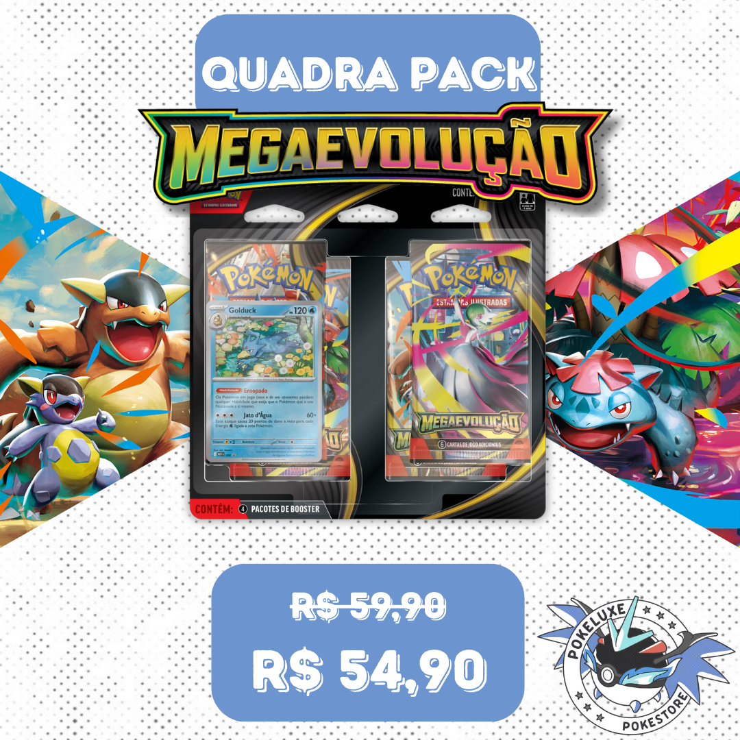 Blister Quádruplo Megaevolução 1 - Megaevolução (PT-BR)