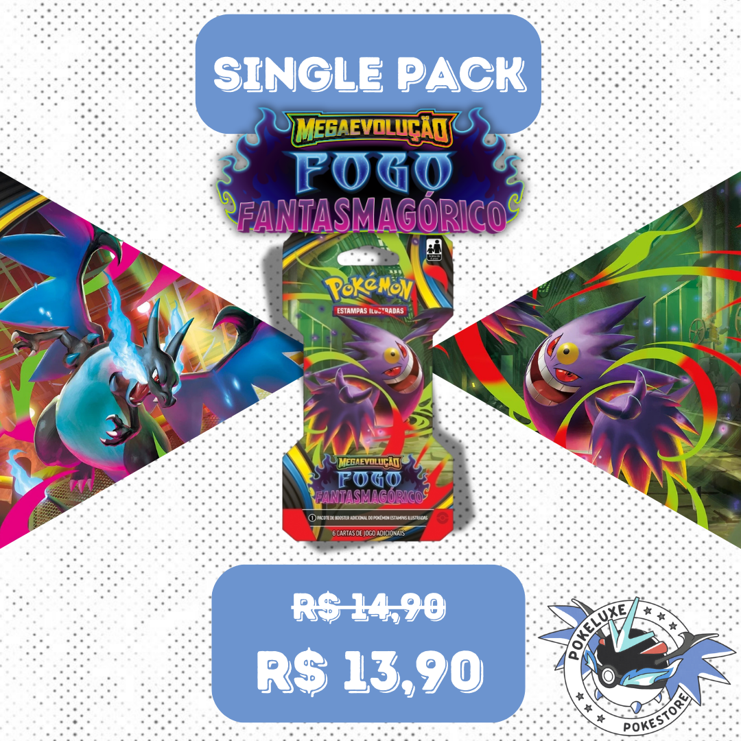 Blister Unitário - Megaevolução 2 - Fogo Fantasmagórico (PT-BR)